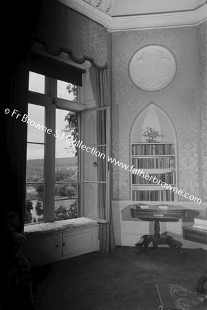 LISMORE CASTLE  EAST WINDOW OF DRAWING ROOM